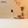 Botellas de Plástico Vacías de Hombro Plano 250ml 300ml 500ml Botellas de Relleno para Champú Botellas de Plástico PET Botellas Vacías para Gel Antibacterial