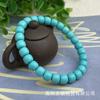 Pulsera de turquesa de imitación Pulsera de cuentas antiguas Transmisión en vivo para hombres y mujeres Puesto de bienestar Mercado nocturno Lugar escénico
