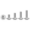 Tornillos para Máquina de Cabeza Redonda Phillips 304 con Arandela, Tornillos para Máquina de Cabeza Plana Pwm con Rosca, M1.4-M5