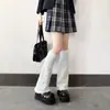 Estudante japonesa Jk Hot Girls meias empilhadas femininas trompete-formato médio-longo Yavin meias empilhadas de malha