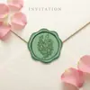Pegatinas de sello de cera floral vintage transfronterizas, pegatinas de sello de cera hechas a medida basadas en tus diseños, pegatinas para sellar sobres, fabricante de pegatinas de sello de cera