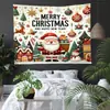 Amazon Nova Decoração de Natal para Sala de Estar Tecido de Fundo Casa Quarto Atmosfera de Natal Pano Pendurado Tapeçaria