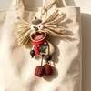 Campana de Agua Natural Cáscara de Fruto de Alcanfor Colgante de Dibujos Animados Carrillón de Viento Terminado Bolsa de Semillas Curativas Decoración Popular en Zonas Turísticas Llavero Lindo