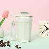 Copo de Café Octogonal de Aço Inoxidável 316 de Fio Simples, Copo Artesanal de Camada Dupla, Copo Térmico a Vácuo Portátil para Casa, Personalização