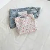 Bolso de Lona Floral de Alto Valor Nuevo Otoño 2026, Bolso Tote de Gran Capacidad, Bolso de Hombro con Cordón, Bolso Casual Ins