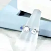 Série Clássica Anel de Cristal Pacha Dog Sentido de Alto Padrão Personalidade Moda Ins Versátil Estilo Férias Namorada