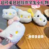 Llavero de peluche de monstruo tuerto transfronterizo, muñeco, colgante para mochila escolar, lindo dibujo animado, gato KT, regalo pequeño, fábrica
