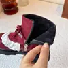Botas de Piel para Niña 2025 Nuevos Zapatos Infantiles Suela Suave Antideslizantes Botas de Princesa para Niña Pequeña Felpa de Dos Capas Algodón Corto Botas Cortas de Algodón