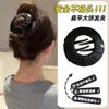 Pinza para el Cabello Plana Grande Segura para Mujeres, Sujetador para Moño en la Parte Posterior de la Cabeza, Pinza para el Cabello Deportiva sin Costuras 0 Presión