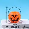 Balde de Abóbora de Halloween Decoração KTV Bar Noite Jardim de Infância Crianças Balde de Doces Casa Assombrada Lanterna de Abóbora
