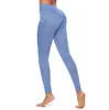 2022 AliExpress Amazon Calças de Yoga Costura Leggings Cintura Cruzada em V Quadril Esportes Calças de Cintura Alta para Mulheres