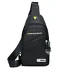 Nueva bolsa de pecho para hombre, bolsa de hombro casual multifuncional para viajes y deportes, simple y versátil, mochila cruzada resistente al agua para hombre