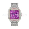 Relojes Mecánicos para Hombre con Piedras Decorativas de Moissanita de Colores, Disponibles para Venta al por Mayor, Populares en Europa y América