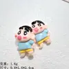 Pequeños Accesorios de Resina de Shin-Chan Versátiles de Dibujos Animados Pegamento Crema Imán de Refrigerador DIY Pinza Taza de Agua Papelería Parche Venta al por Mayor