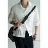 Camisa de manga larga para hombre con textura mate plisada, mezcla de lyocell, estilo "old money" otoño 2026, camisa casual nítida