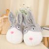 Zapatos de felpa de oso de peluche para casa, cálidos, zapatillas, zapatillas de algodón para pareja, zapatillas de algodón para hombre, del hogar