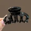 Pinza para el pelo grande de lunares estilo coreano para cabello grueso, pinza de tiburón dulce y elegante para la parte trasera de la cabeza, accesorio para el cabello de alta gama y exquisito