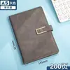 Caderno A5 Minimalista com Logo, Alto Valor Estético, Diário Espesso, Livro de Registro de Escritório e Estudo Kokuyo PU, Páginas Pautadas