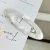 Fábrica Fuente Clip BB Oval Hueco de Acetato Pinza para el Cabello de Temperamento Etiqueta Dorada Pinza para el Cabello de las Patillas En Stock Lote Mixto Personalizable