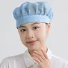 Gorra Protectora de Trabajo Transpirable para Mujer, Malla de Chef, Gorra Higiénica a Prueba de Polvo y Humo para Cocina, Campana Higiénica para Fábrica de Alimentos para Hombres y Mujeres