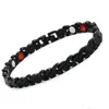 Pulseras populares europeas y americanas transfronterizas para hombres y mujeres, pulseras magnéticas con forma de pez pequeño y espiga de trigo, pulseras y tobilleras metálicas para parejas