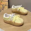 Zapatillas de entrenamiento alemanas de suela gruesa, mocasines para mujer, zapatillas casuales con cordones nuevos de otoño 2026, modernas, ligeras, versátiles y duraderas para mujer