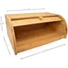 Caixa de Armazenamento de Máscaras de Entrada de Bambu Caixa de Armazenamento Organizador de Mesa Caixa de Pão para Assar Caixa de Armazenamento de Lanches para Escritório Cozinha com Tampa