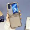 Adecuado para VIVOXFlip carcasa transparente galvanizada con brillo degradado zflip5 pantalla plegable cubierta protectora todo en uno