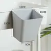 Cesta pendurada ao lado da cama do dormitório, cesta de armazenamento para cozinha, caixa de armazenamento de parede, cesta de armazenamento de plástico, carrinho doméstico pequena cesta pendurada