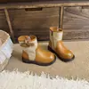 Botas femininas de lona patchwork color block para outono e inverno, cor marrom, de cano médio, estilo Martin, botas de cano curto estilo princesa, amarelas, estilo britânico retrô