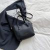 Bolsa Pequena de Contraste de Cor de Alto Nível Sense Bolsa Transversal Feminina Nova Moda 2025 Versátil Bolsa Balde Portátil de Verão