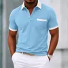 Europa Transfronteriza Verano Amazon Camisa Polo Cuello Nuevo Estilo Manga Corta Hombre