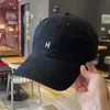 Boné de Baseball Bordado com Letra Estilo Luo Yuxiao para Mulheres, Novo Boné de Topo Macio com Aba Curva 2026 Primavera para Homens, Faz o Rosto Parecer Menor