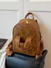 Versão Coreana Ins Novo Backpack com Aparência de Alta Qualidade Retrô Fofo Urso Desenho Animado Mochila Feminina Leve para Compras Viagem