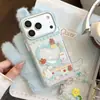 Funda para Teléfono Conejito Lindo Manzana 17 Pro Max iPhone 18 Estilo Fresco 16 Verano Correa 13 Compatible 15 Suave