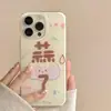 Funda para Teléfono Imd Diseño de Ajo con Agujero Grande Adecuada para iPhone17 15Pro Apple 16Promax Imd Doble Capa Imd14