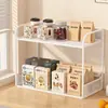 Portavasos de escritorio, organizador de vasos multicapa, almacenamiento de tazas de té y café para mesa de comedor, organizador de niveles