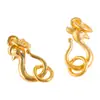 Bracelete e fecho de colar de ouro real banhado a ouro, cor ouro de areia, ouro brilhante 24K, fecho de gancho de cisne, acessórios para corrente de suéter