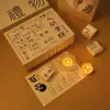 Caixa de Presente Vela de Aromaterapia Lembrança Presente de Aniversário para Namorada e Melhor Amiga Presente Aromaterapia Sólida Método Antigo de Nicho Alto Padrão