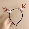 Diadema Navideña Hebilla para la Cabeza Accesorios para el Cabello de Astas Tocado Diadema Dulce y Linda Horquilla para el Cabello Horquilla