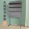 Estantería de almacenamiento con tablero perforado, estante de pie, estante vertical de pared para montaje en escritorio, estantería para escritorio de estudiante para uso doméstico