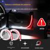 Carro levou duas cores streamer lâmpada modificado Universal Luz guia barra de digitalização porta abertura lâmpada anti-colisão anti-perseguição flash lâmpada de advertência