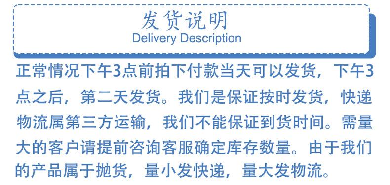 发货说明