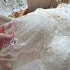 Ropa Interior de Encaje Estilo Francés Brisa para Mujer Espalda Hermosa Enferma Correa Base Ultradelgada Envoltura Tubo para Pecho Bra Exhibidor de Pecho Grande