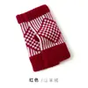 Luvas de Caxemira 100% Caxemira Pura Novo Estilo Color-Blocking Jacquard Masculinas e Femininas Luvas de Tricô Quentes para Outono e Inverno