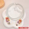 Modelo Onda Adecuado para Cabezal de Carga Rápida Xiaomi 33W Cubierta Protectora para Cable de Datos Bocado de Cable Creativo Payaso