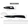 Cuchillo de Fruta para el Hogar Acero Inoxidable Punta Negra Cuchillo de Fruta Negro Puro 1 Pieza