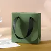 Set de Bolsas de Terciopelo Verde Kapok al por Mayor en Stock, Bolsa para Guardar Joyería de Lujo Ligero Tapa y Base, Caja de Cajón, Caja de Empaque para Joyería