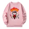 Suéter de otoño para hombre Amazon de manga larga con cuello redondo Club del Infierno Stranger Things 4 sudadera para hombre
