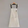 Avental Cozinha Doméstica Cozimento Impermeável e à Prova de Óleo Novo Estilo Masculino e Feminino Cintura Adulto Roupa de Trabalho Moda Conjunto Logo